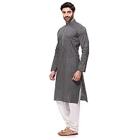 R VASUDEV Solid Cotton Kurta Churidhar set for mens-thumb2