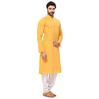 RG DESIGNERS Men's Cotton Blend Classic Kurta (Handloom)-thumb3