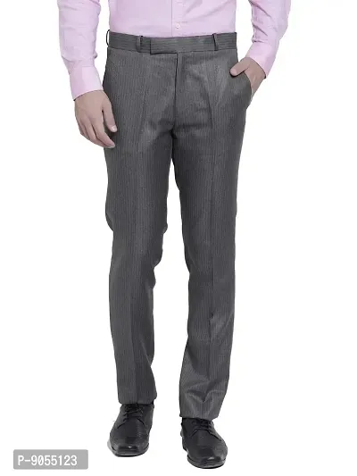 RG DESIGNERS Slim Fit Poly Cotton Formal Trouser for Men