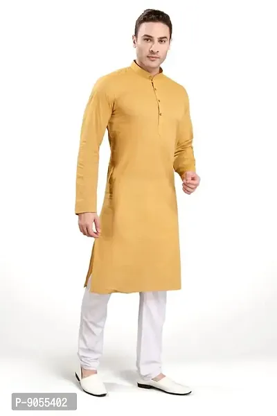 R VASUDEV Solid Cotton Kurta Churidhar set for mens-thumb2