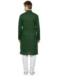 RG DESIGNERS Men's Cotton Blend Classic Kurta (Handloom)-thumb2