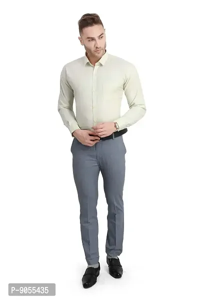 R VASUDEV Slim Fit Solid Formal Shirt for Mens