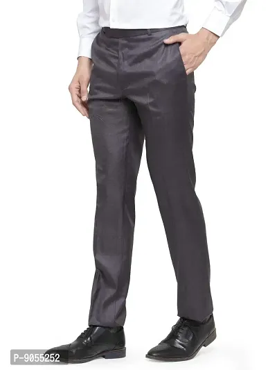 RG DESIGNERS Men Gray Pencil Slim Fit Formal Trousers_RGDSSCNatureCare3_Gray-38-thumb3