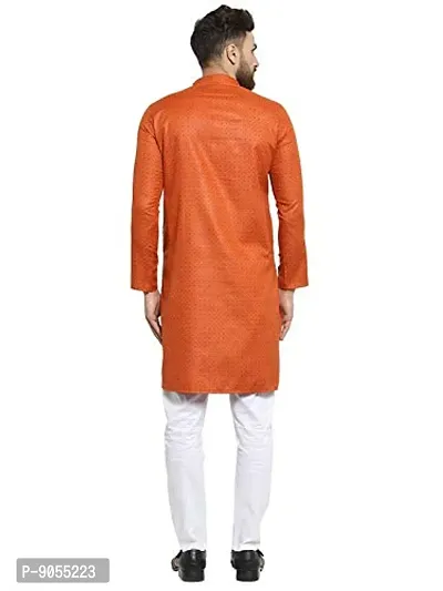 RG Designers Long Sleeve Traditional Kurta Pyjama Set for Men-thumb5