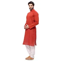 RG DESIGNERS Men's Cotton Blend Classic Kurta (Handloom)-thumb1