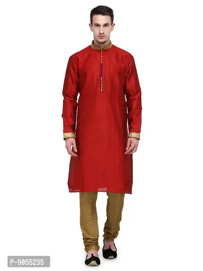 RG Designers ART Silk Kurta Set For MEns