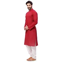 RG DESIGNERS Men's Cotton Blend Classic Kurta (Handloom)-thumb1