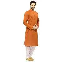 RG DESIGNERS Men's Cotton Blend Classic Kurta (Handloom)-thumb1