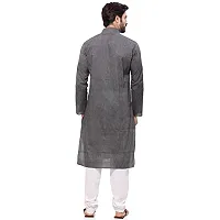 R VASUDEV Solid Cotton Kurta Churidhar set for mens-thumb3