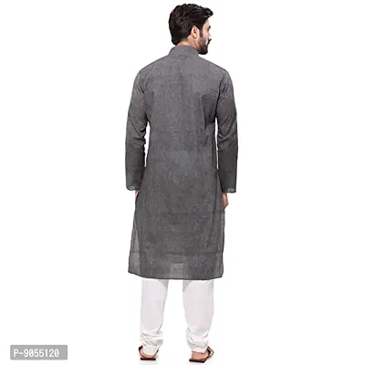 R VASUDEV Solid Cotton Kurta Churidhar set for mens-thumb4