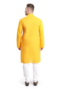 RG DESIGNERS Men's Cotton Blend Classic Kurta (Handloom)-thumb1