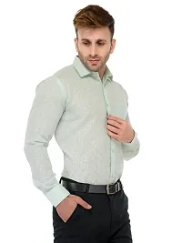 RG DESIGNERS Pista Solid Slim Fit Formal Shirt for Men-thumb1