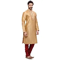 R VASUDEV Art Silk Kurta Churidhar set for mens-thumb1