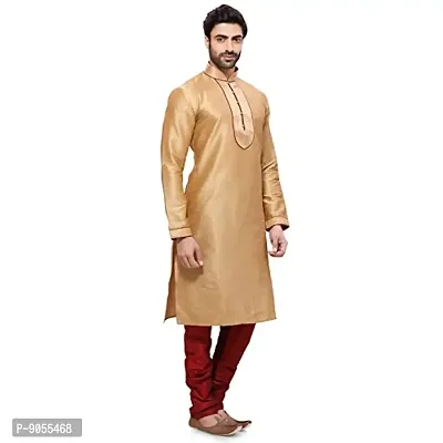 R VASUDEV Art Silk Kurta Churidhar set for mens-thumb2