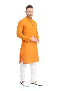 RG DESIGNERS Men's Cotton Blend Classic Kurta (Handloom)-thumb2