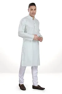 R Vasudev Linen Look Kurta Set For Mens-thumb2