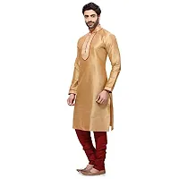 R VASUDEV Art Silk Kurta Churidhar set for mens-thumb2