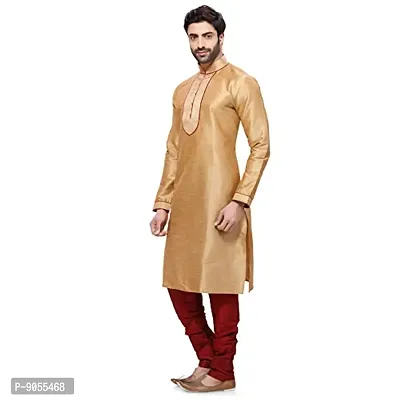 R VASUDEV Art Silk Kurta Churidhar set for mens-thumb3