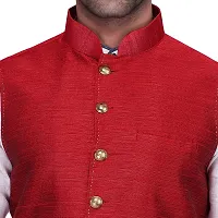 RG Designers Men's Sleeveless Nehru Jacket-thumb4