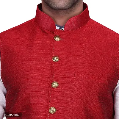 RG Designers Men's Sleeveless Nehru Jacket-thumb5