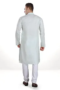 RG Designers Linen Look Kurta Set For Mens-thumb1