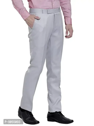 RG DESIGNERS Slim Fit Poly Cotton Formal Trouser for Men-thumb2