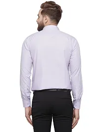 RG DESIGNERS Light Purple Solid Slim Fit Full Sleeve Cotton Formal Shirt (42)-thumb3