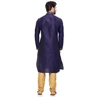 RG Designers Men's Voilet Kurta Pyjama-thumb2