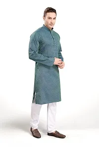 R Vasudev Jacquard Textured Kurta Set For Mens-thumb1