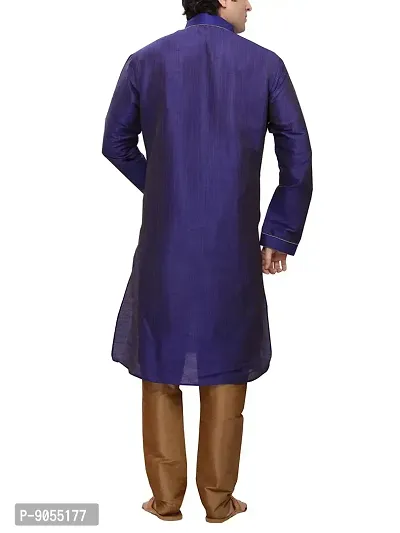 RG DESIGNERS Men's Silk Kurta Pyjama Set-thumb4