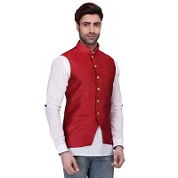 RG Designers Men's Sleeveless Nehru Jacket-thumb2