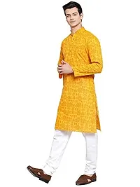 RG Designers Printed Cotton Kurta set For mens-thumb2