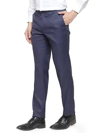 RG DESIGNERS Men Blue Pencil Slim Fit Formal Trousers_RGDSSCNatureCare6_Blue-38-thumb2