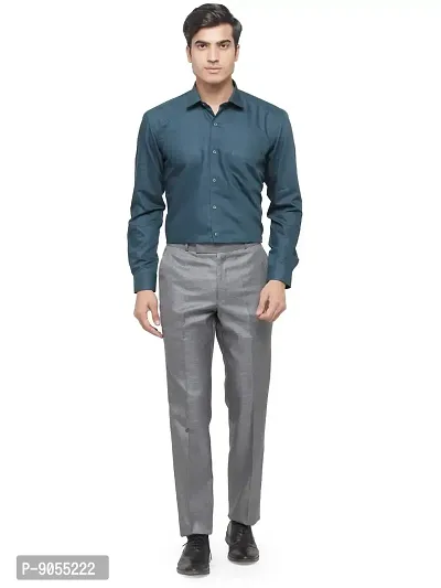 RG DESIGNERS Men Light Grey Pencil Slim Fit Formal Trousers_RGDSSCJio1_LightGrey-38-thumb4