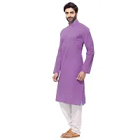 RG DESIGNERS Men's Cotton Blend Classic Kurta (Handloom)-thumb1