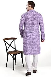 RG Designers Printed Cotton Kurta set For mens-thumb3