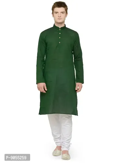 RG DESIGNERS Men's Cotton Blend Classic Kurta (Handloom)