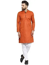 RG Designers Long Sleeve Traditional Kurta Pyjama Set for Men-thumb1