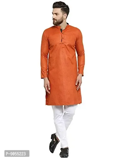 RG Designers Long Sleeve Traditional Kurta Pyjama Set for Men-thumb2