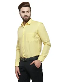 RG DESIGNERS Solid Slim Fit Full Sleeve Cotton Formal Shirt-thumb2