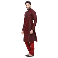 RG Designers Silk Kurta Set For Mens-thumb1