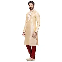 R VASUDEV Art Silk Kurta Churidhar set for mens-thumb2