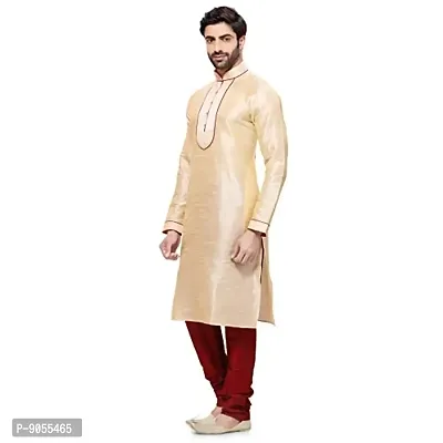 R VASUDEV Art Silk Kurta Churidhar set for mens-thumb3