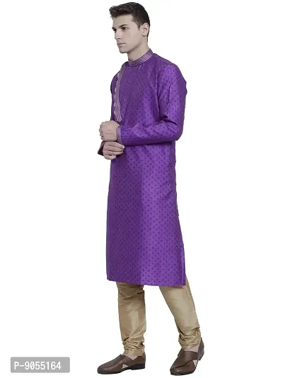 RG DESIGNERS Self Designed Kurta Pyjama Set for Men-thumb4