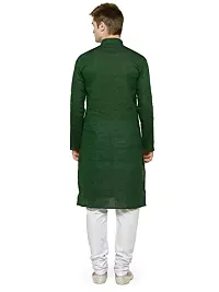 R VASUDEV Solid Cotton Kurta Churidhar set for mens-thumb3