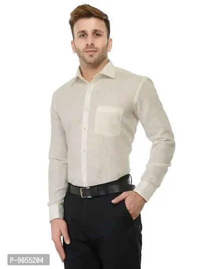 RG DESIGNERS Solid Slim Fit Formal Shirt-thumb4