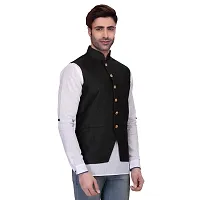 RG Designers Men's Sleeveless Nehru Jacket-thumb2