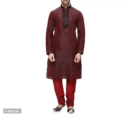 RG Designers Silk Kurta Set For Mens