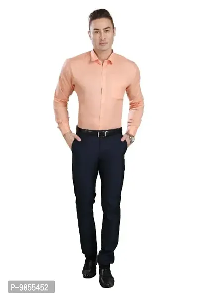 R VASUDEV Slim Fit Solid Formal Shirt for Mens