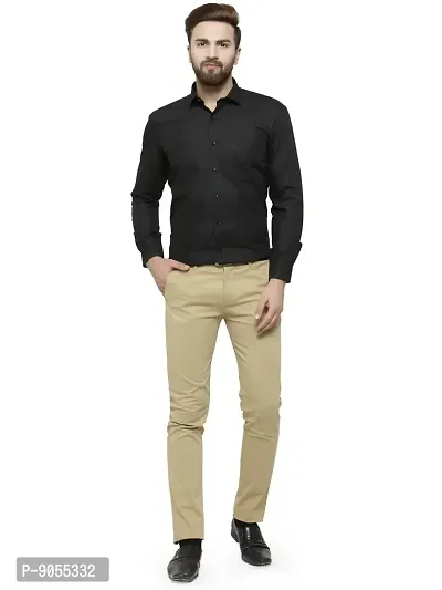 RG DESIGNERS Men's Slim Fit Shirt (RGDSSC1248_Black_42)-thumb4